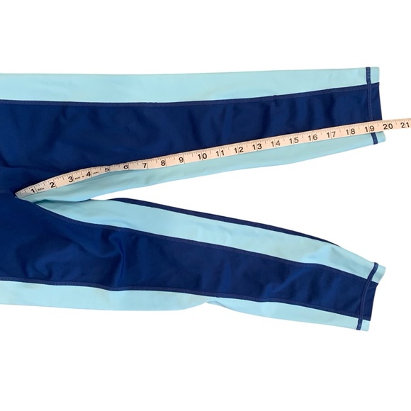 Wilo the Label by Anthropologie blue color block leggings, size XS, NWOT - Picture 4 of 7